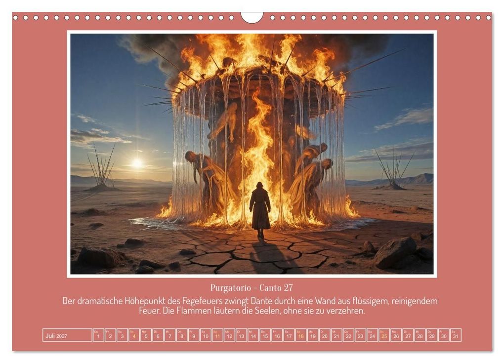Weitere Ansicht: Surreale Sphären: Dantes Göttliche Komödie (Wandkalender 2027 DIN A3 quer), CALVENDO Monatskalender | Werner Braun, Calvendo