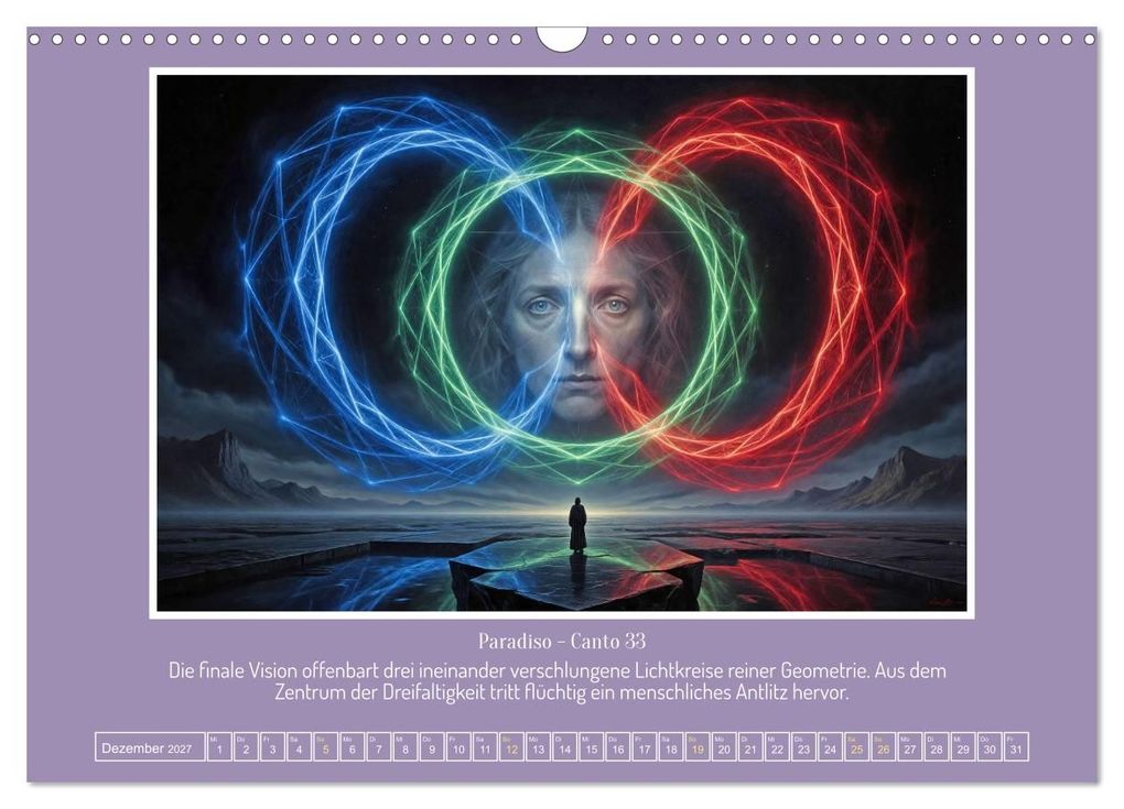 Weitere Ansicht: Surreale Sphären: Dantes Göttliche Komödie (Wandkalender 2027 DIN A3 quer), CALVENDO Monatskalender | Werner Braun, Calvendo