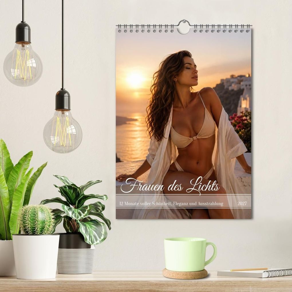 Weitere Ansicht: Frauen des Lichts - 12 Monate voller Schönheit, Eleganz und Ausstrahlung (Wandkalender 2027 DIN A4 hoch), CALVENDO Monatskalender | H.C. Studio 2027, Calvendo