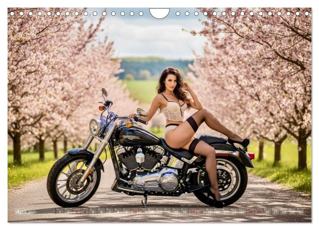 Weitere Ansicht: Sexy Biker Beauties (Wandkalender 2027 DIN A4 quer), CALVENDO Monatskalender | Udo Talmon, Calvendo