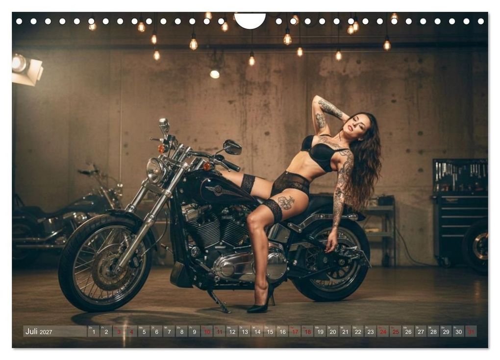 Weitere Ansicht: Sexy Biker Beauties (Wandkalender 2027 DIN A4 quer), CALVENDO Monatskalender | Udo Talmon, Calvendo