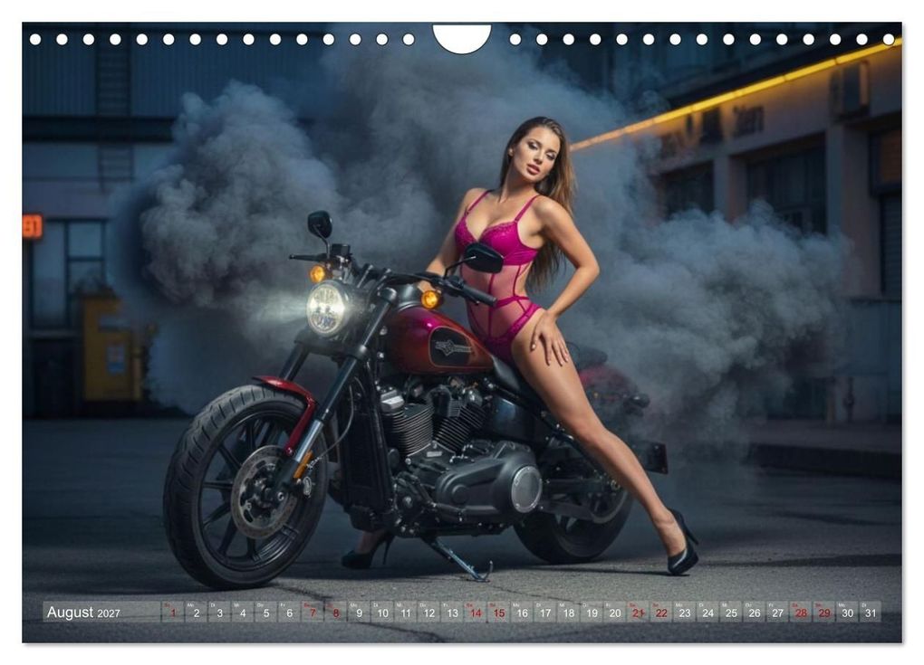 Weitere Ansicht: Sexy Biker Beauties (Wandkalender 2027 DIN A4 quer), CALVENDO Monatskalender | Udo Talmon, Calvendo