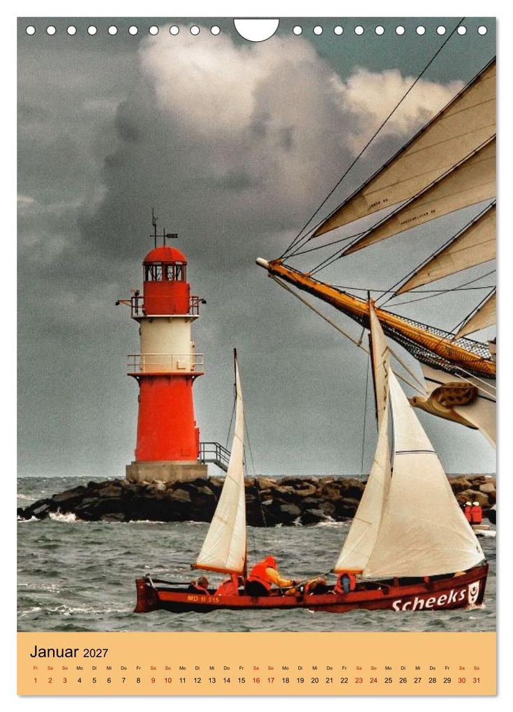 Weitere Ansicht: SAIL Rostock-Warnemünde. Du bist so schön (Wandkalender 2027 DIN A4 hoch), CALVENDO Monatskalender | REINHARD BALZEREK, Calvendo