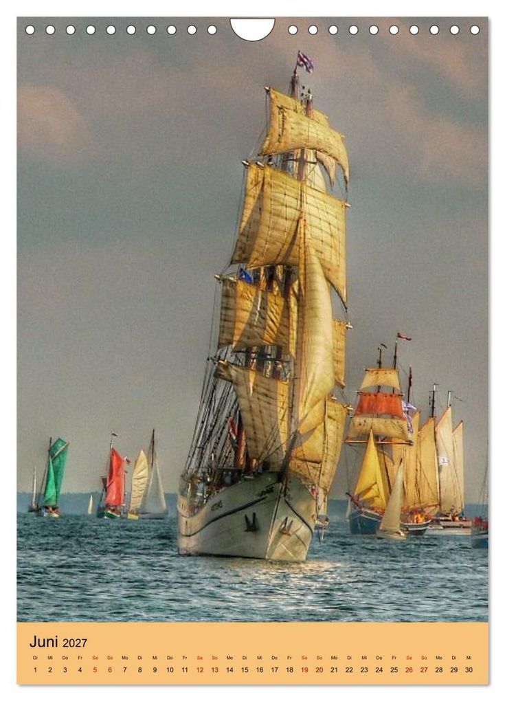 Weitere Ansicht: SAIL Rostock-Warnemünde. Du bist so schön (Wandkalender 2027 DIN A4 hoch), CALVENDO Monatskalender | REINHARD BALZEREK, Calvendo