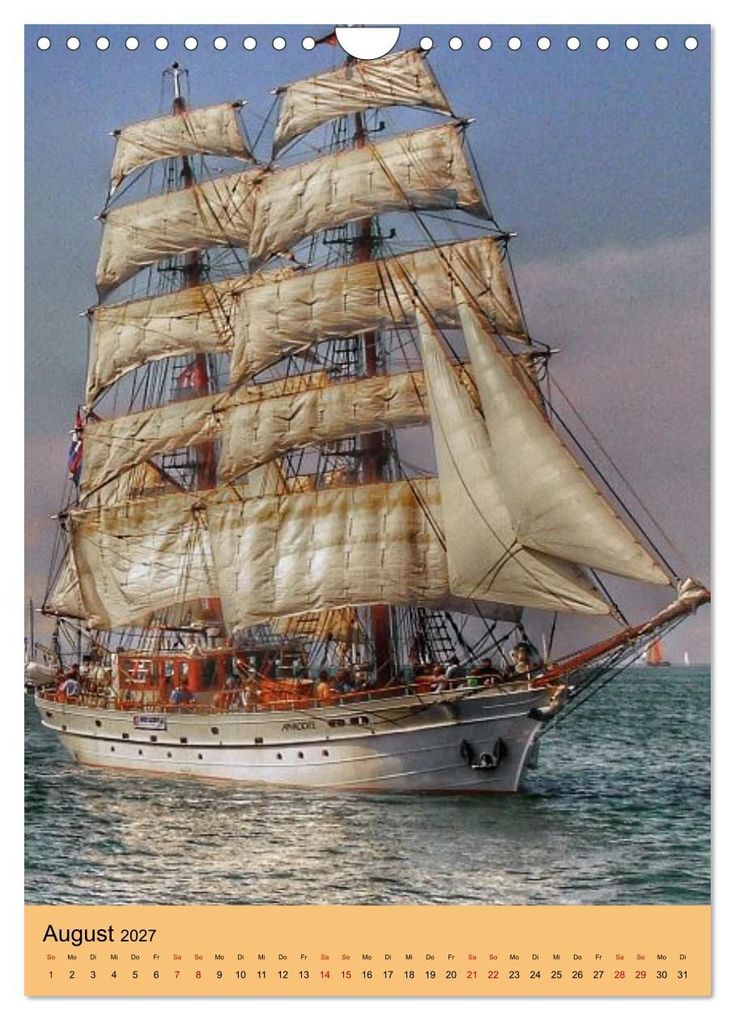 Weitere Ansicht: SAIL Rostock-Warnemünde. Du bist so schön (Wandkalender 2027 DIN A4 hoch), CALVENDO Monatskalender | REINHARD BALZEREK, Calvendo