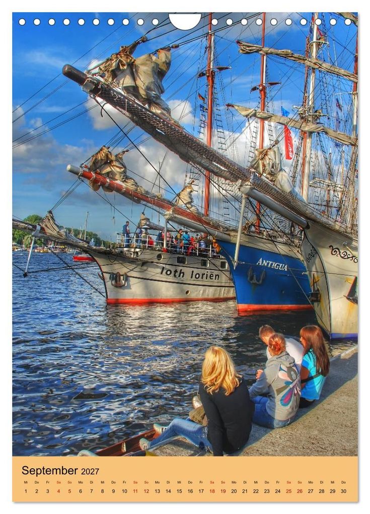 Weitere Ansicht: SAIL Rostock-Warnemünde. Du bist so schön (Wandkalender 2027 DIN A4 hoch), CALVENDO Monatskalender | REINHARD BALZEREK, Calvendo