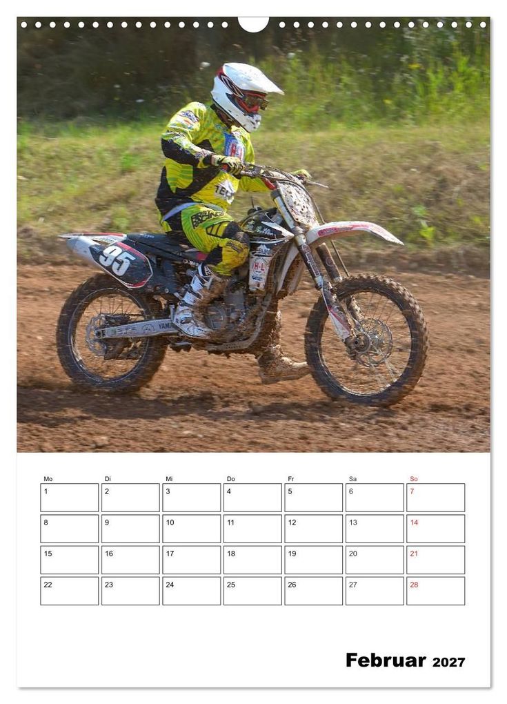 Weitere Ansicht: Motocross Terminplaner (Wandkalender 2027 DIN A3 hoch), CALVENDO Monatskalender | Jochen Dietrich, Calvendo