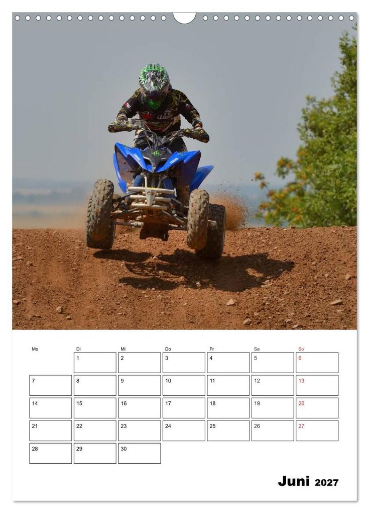 Weitere Ansicht: Motocross Terminplaner (Wandkalender 2027 DIN A3 hoch), CALVENDO Monatskalender | Jochen Dietrich, Calvendo