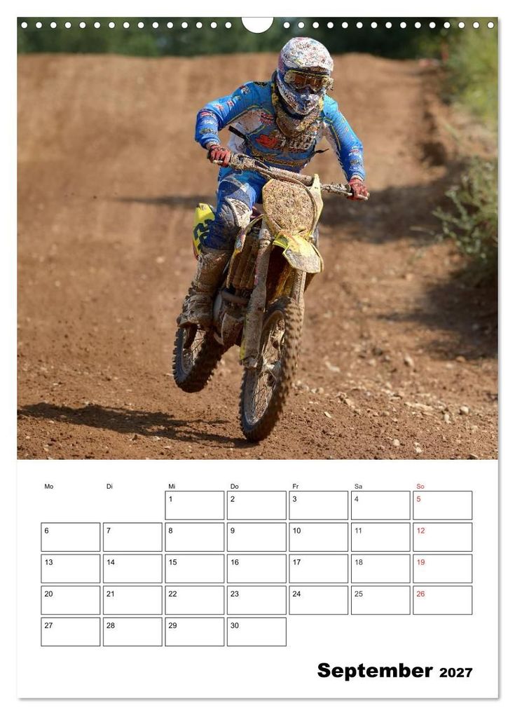 Weitere Ansicht: Motocross Terminplaner (Wandkalender 2027 DIN A3 hoch), CALVENDO Monatskalender | Jochen Dietrich, Calvendo