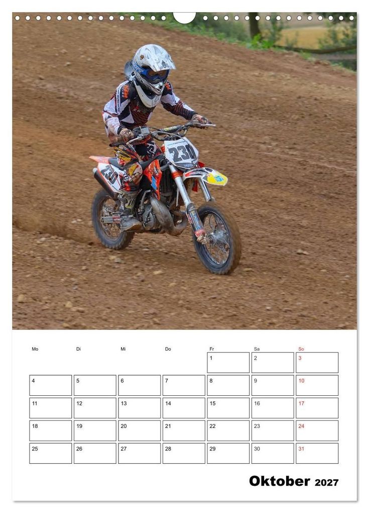 Weitere Ansicht: Motocross Terminplaner (Wandkalender 2027 DIN A3 hoch), CALVENDO Monatskalender | Jochen Dietrich, Calvendo