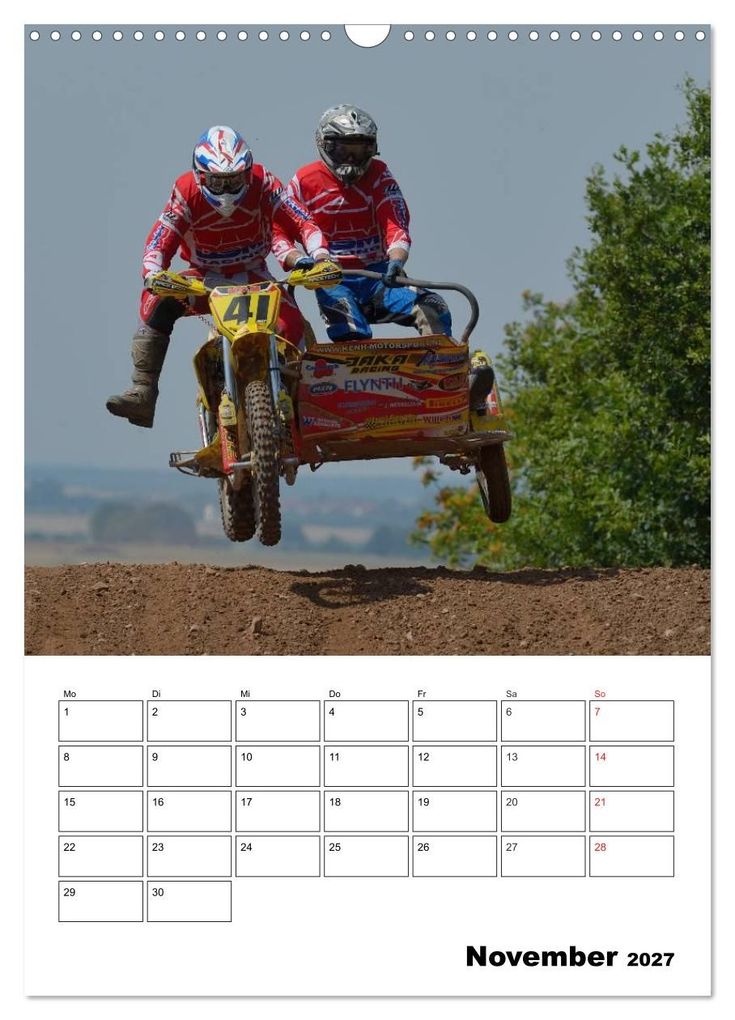 Weitere Ansicht: Motocross Terminplaner (Wandkalender 2027 DIN A3 hoch), CALVENDO Monatskalender | Jochen Dietrich, Calvendo