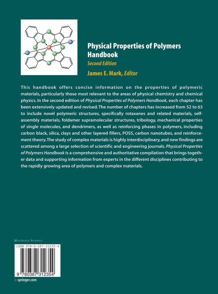 Weitere Ansicht: Physical Properties of Polymers Handbook