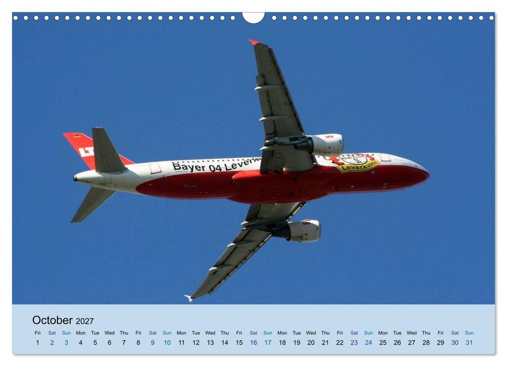 Weitere Ansicht: Wings over Frankfurt (UK Edition) (Wall Calendar 2027 DIN A3 landscape), CALVENDO 12 Month Wall Calendar | Sylvia Schwarz, Calvendo