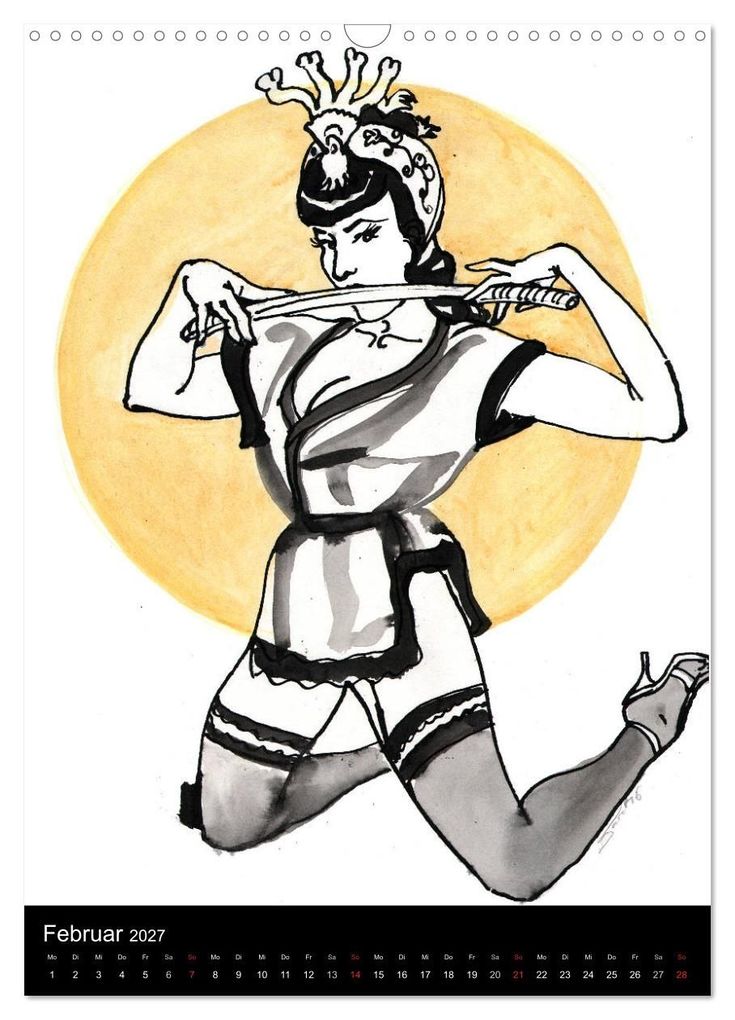 Weitere Ansicht: Betty Page - Quickies by SARA HORWATH (Wandkalender 2027 DIN A3 hoch), CALVENDO Monatskalender | Sara Horwath Burlesque up your wall, Calvendo