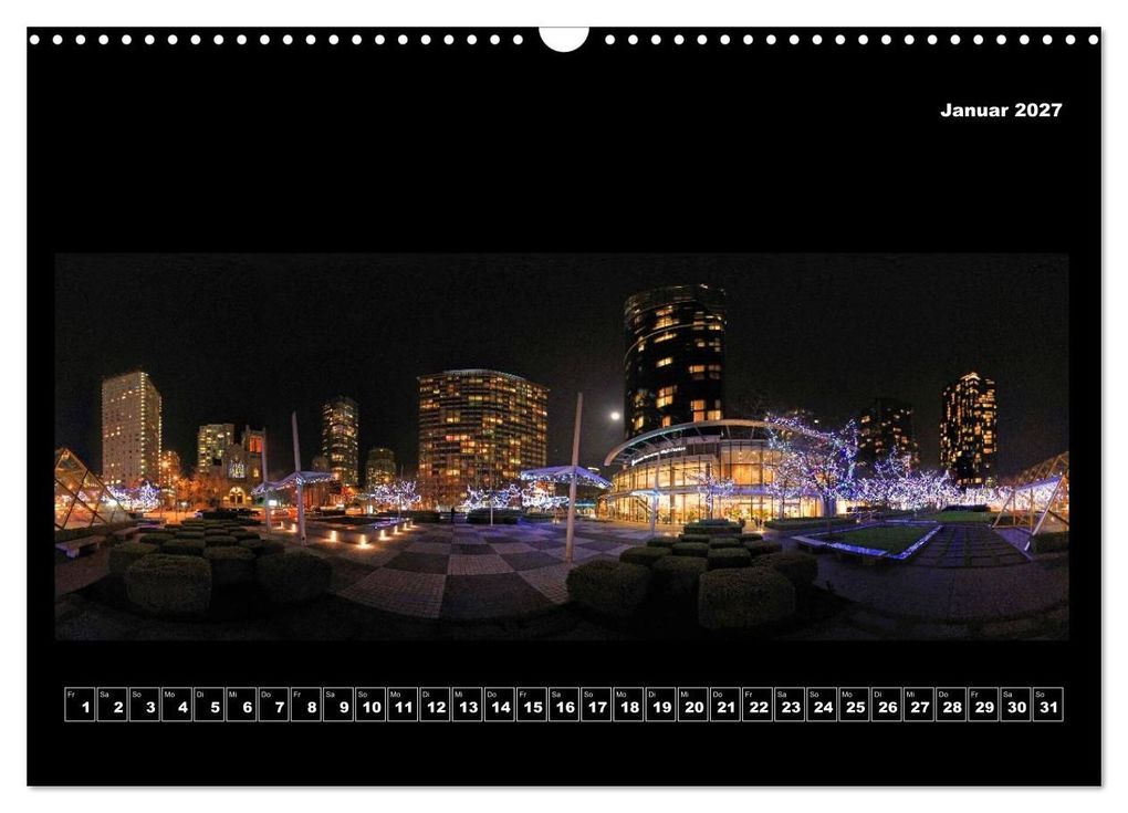 Weitere Ansicht: Vancouver / Kanada in faszinierender 360° Panorama-Photographie (Wandkalender 2027 DIN A3 quer), CALVENDO Monatskalender | Copyright by AmosArtwork, Armin Portele, Calvendo
