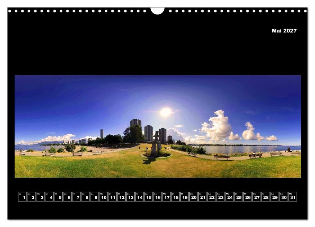 Weitere Ansicht: Vancouver / Kanada in faszinierender 360° Panorama-Photographie (Wandkalender 2027 DIN A3 quer), CALVENDO Monatskalender | Copyright by AmosArtwork, Armin Portele, Calvendo