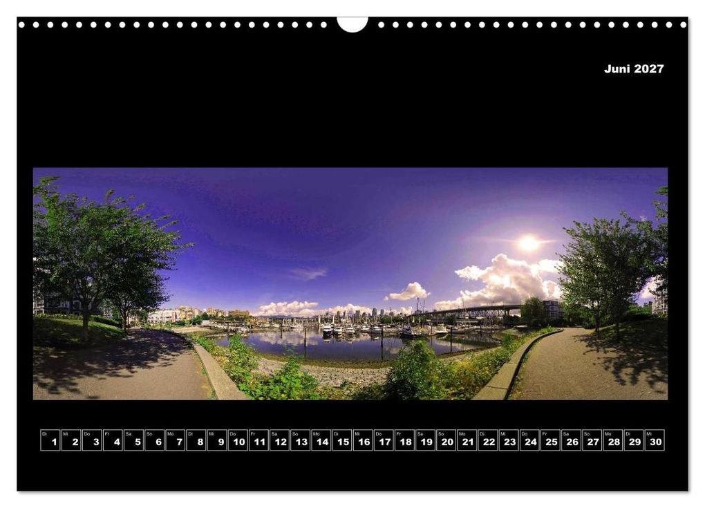 Weitere Ansicht: Vancouver / Kanada in faszinierender 360° Panorama-Photographie (Wandkalender 2027 DIN A3 quer), CALVENDO Monatskalender | Copyright by AmosArtwork, Armin Portele, Calvendo
