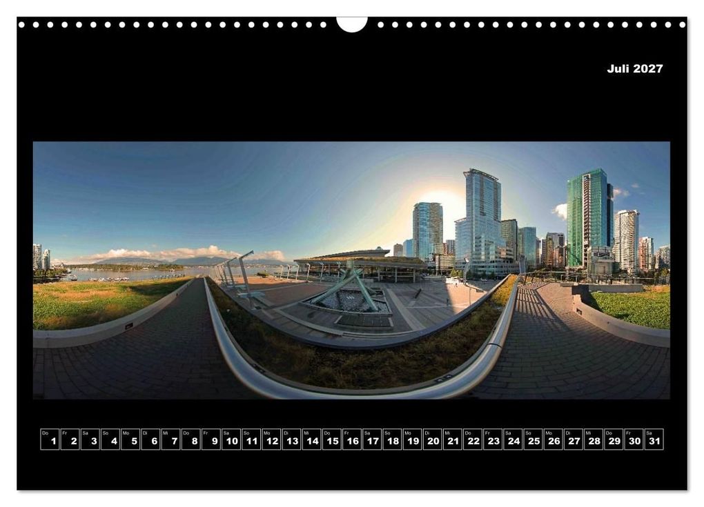 Weitere Ansicht: Vancouver / Kanada in faszinierender 360° Panorama-Photographie (Wandkalender 2027 DIN A3 quer), CALVENDO Monatskalender | Copyright by AmosArtwork, Armin Portele, Calvendo