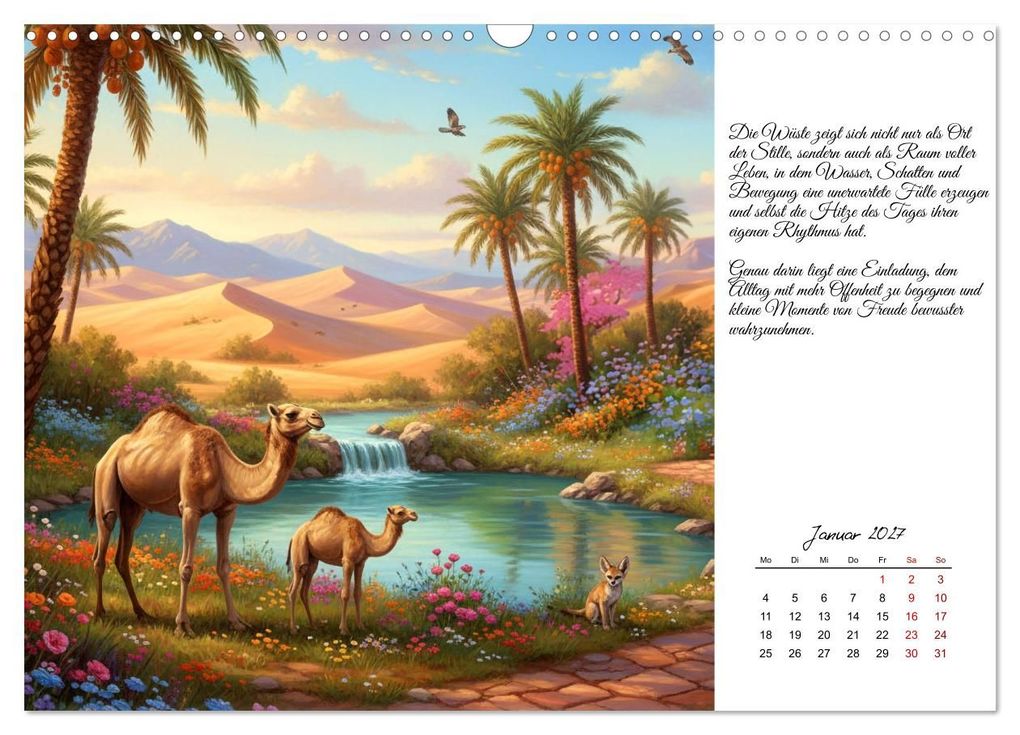 Weitere Ansicht: Motivierend friedlich (Wandkalender 2027 DIN A3 quer), CALVENDO Monatskalender | Kerstin Waurick, Calvendo