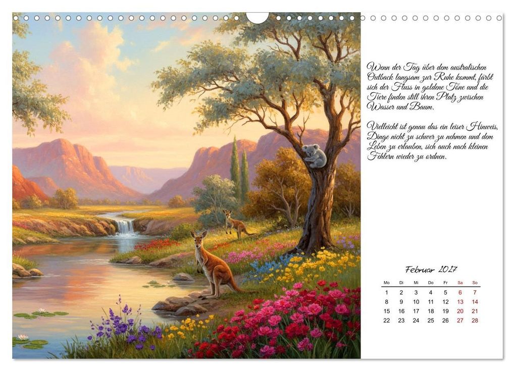 Weitere Ansicht: Motivierend friedlich (Wandkalender 2027 DIN A3 quer), CALVENDO Monatskalender | Kerstin Waurick, Calvendo