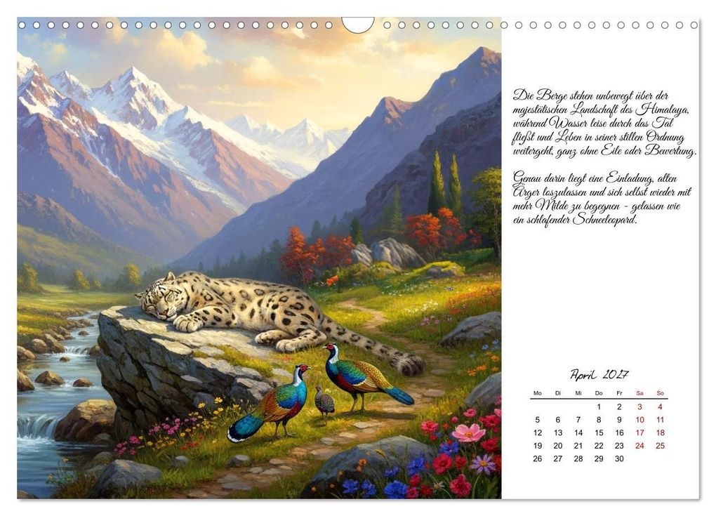 Weitere Ansicht: Motivierend friedlich (Wandkalender 2027 DIN A3 quer), CALVENDO Monatskalender | Kerstin Waurick, Calvendo