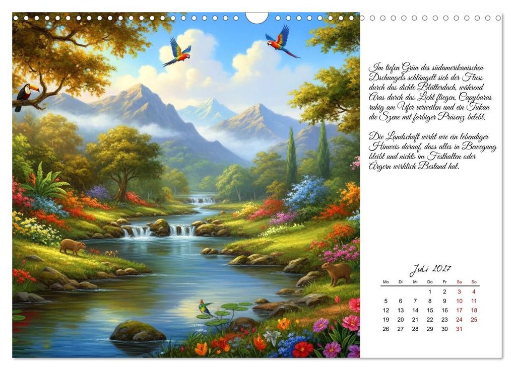 Weitere Ansicht: Motivierend friedlich (Wandkalender 2027 DIN A3 quer), CALVENDO Monatskalender | Kerstin Waurick, Calvendo