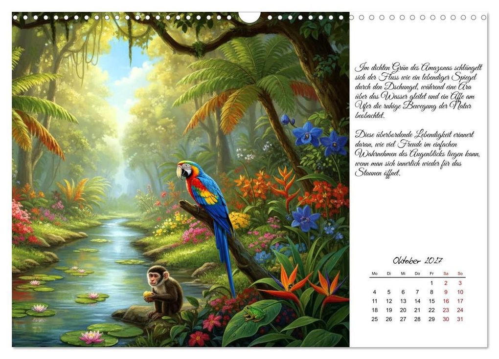 Weitere Ansicht: Motivierend friedlich (Wandkalender 2027 DIN A3 quer), CALVENDO Monatskalender | Kerstin Waurick, Calvendo