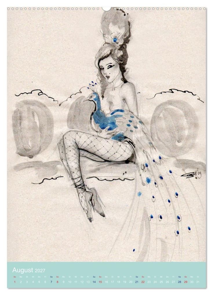Weitere Ansicht: Burlesque - Quickies von Sara Horwath, der Klassiker (Wandkalender 2027 DIN A2 hoch), CALVENDO Monatskalender | Sara Horwath Burlesque up your wall, Calvendo