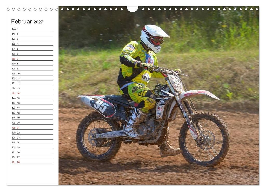 Weitere Ansicht: Motocross - Terminplaner (Wandkalender 2027 DIN A3 quer), CALVENDO Monatskalender | Jochen Dietrich, Calvendo