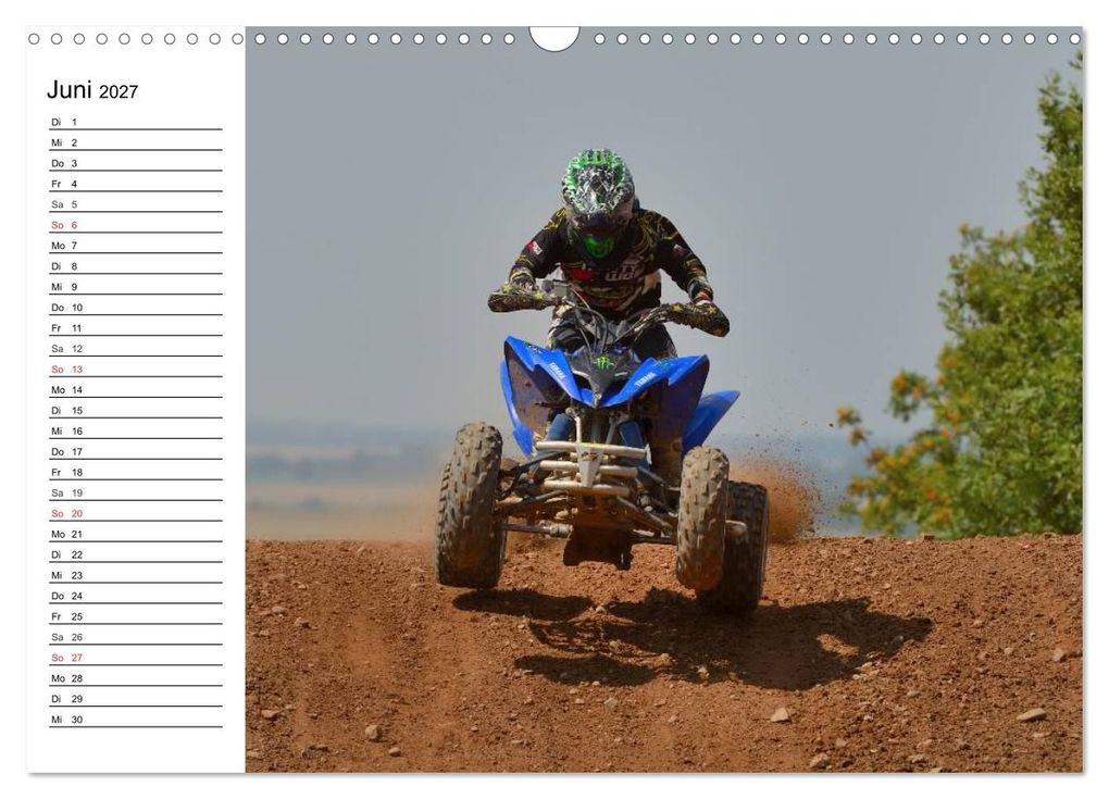 Weitere Ansicht: Motocross - Terminplaner (Wandkalender 2027 DIN A3 quer), CALVENDO Monatskalender | Jochen Dietrich, Calvendo