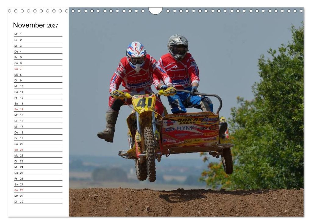 Weitere Ansicht: Motocross - Terminplaner (Wandkalender 2027 DIN A3 quer), CALVENDO Monatskalender | Jochen Dietrich, Calvendo