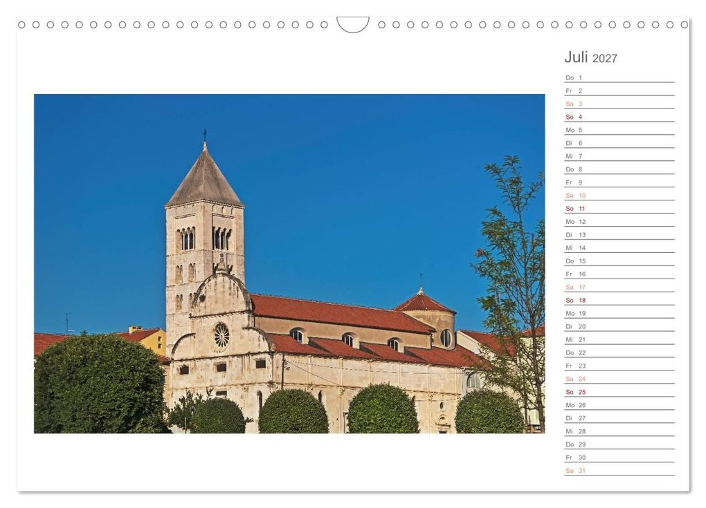 Weitere Ansicht: Kroatien, Terminplaner (Wandkalender 2027 DIN A3 quer), CALVENDO Monatskalender | Gunter Kirsch, Calvendo