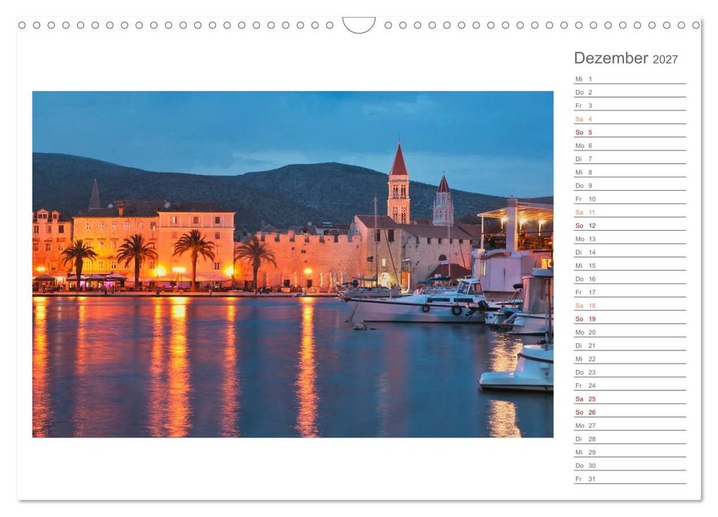 Weitere Ansicht: Kroatien, Terminplaner (Wandkalender 2027 DIN A3 quer), CALVENDO Monatskalender | Gunter Kirsch, Calvendo