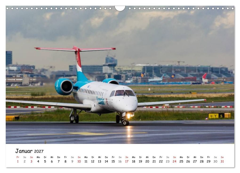 Weitere Ansicht: Airliners in Frankfurt (Wandkalender 2027 DIN A3 quer), CALVENDO Monatskalender | Marcel Wenk, Calvendo
