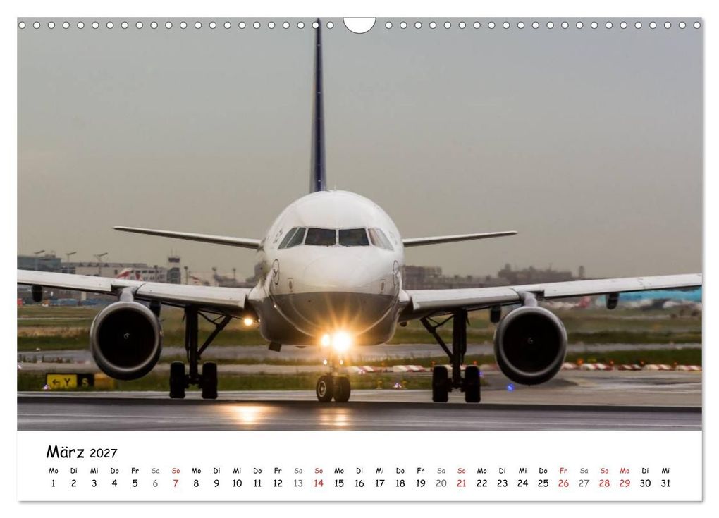 Weitere Ansicht: Airliners in Frankfurt (Wandkalender 2027 DIN A3 quer), CALVENDO Monatskalender | Marcel Wenk, Calvendo