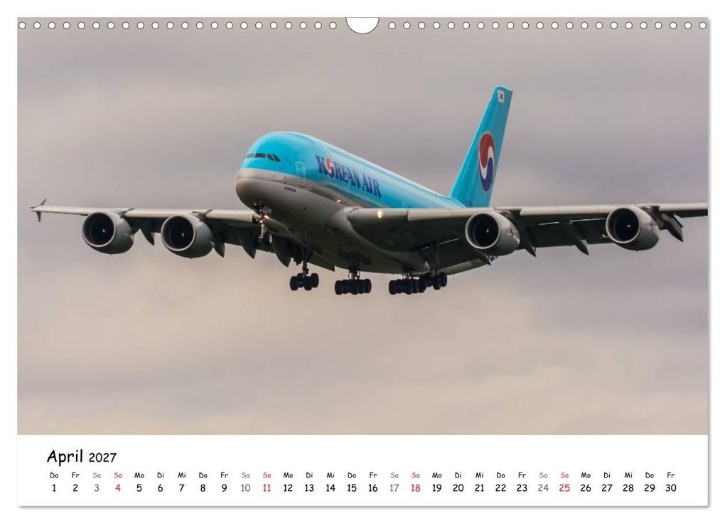 Weitere Ansicht: Airliners in Frankfurt (Wandkalender 2027 DIN A3 quer), CALVENDO Monatskalender | Marcel Wenk, Calvendo