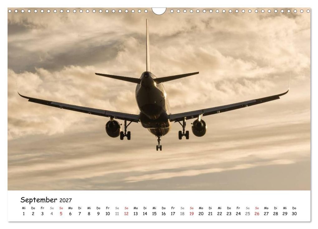 Weitere Ansicht: Airliners in Frankfurt (Wandkalender 2027 DIN A3 quer), CALVENDO Monatskalender | Marcel Wenk, Calvendo