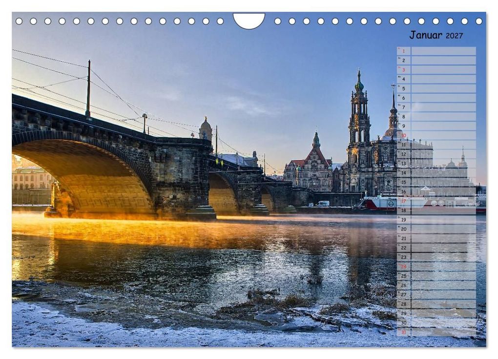 Weitere Ansicht: Dresden 2027 / Geburtstagskalender (Wandkalender 2027 DIN A4 quer), CALVENDO Monatskalender | Dirk Meutzner, Calvendo