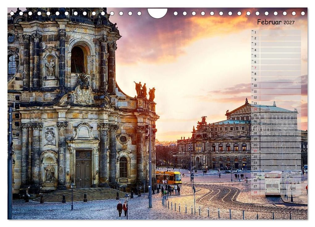 Weitere Ansicht: Dresden 2027 / Geburtstagskalender (Wandkalender 2027 DIN A4 quer), CALVENDO Monatskalender | Dirk Meutzner, Calvendo