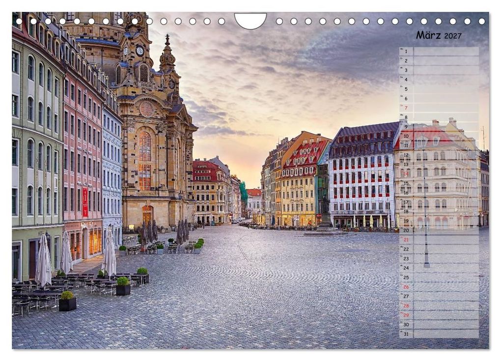 Weitere Ansicht: Dresden 2027 / Geburtstagskalender (Wandkalender 2027 DIN A4 quer), CALVENDO Monatskalender | Dirk Meutzner, Calvendo