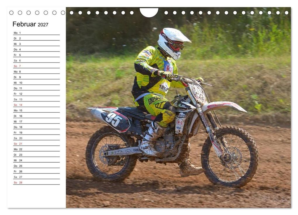 Weitere Ansicht: Motocross - Terminplaner (Wandkalender 2027 DIN A4 quer), CALVENDO Monatskalender | Jochen Dietrich, Calvendo