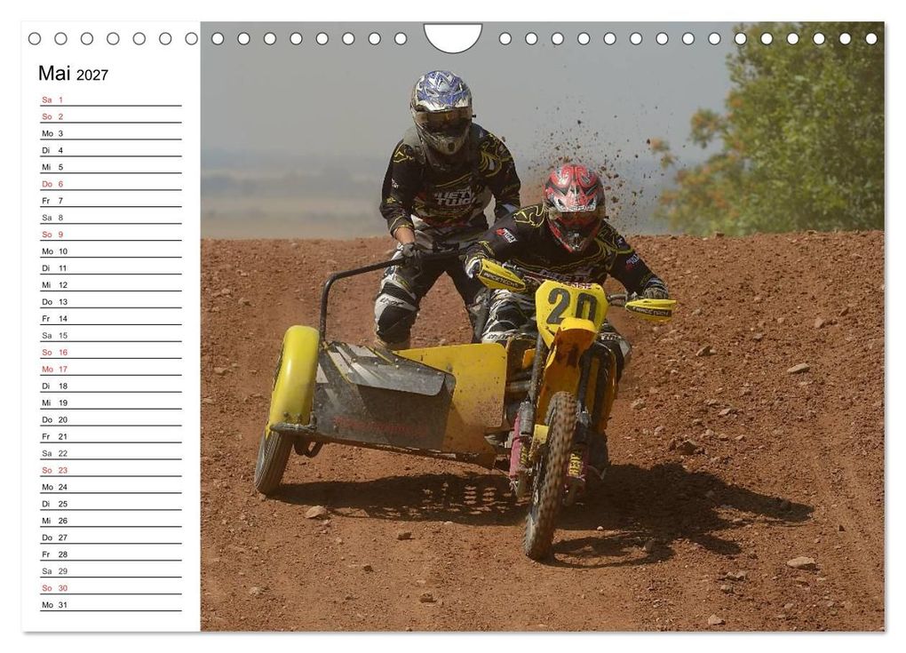 Weitere Ansicht: Motocross - Terminplaner (Wandkalender 2027 DIN A4 quer), CALVENDO Monatskalender | Jochen Dietrich, Calvendo