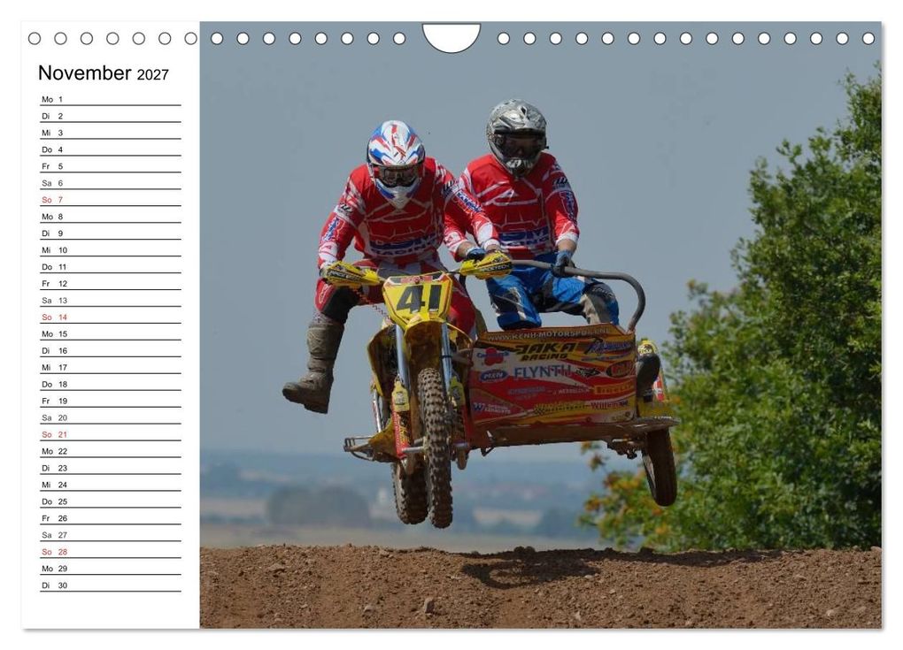 Weitere Ansicht: Motocross - Terminplaner (Wandkalender 2027 DIN A4 quer), CALVENDO Monatskalender | Jochen Dietrich, Calvendo