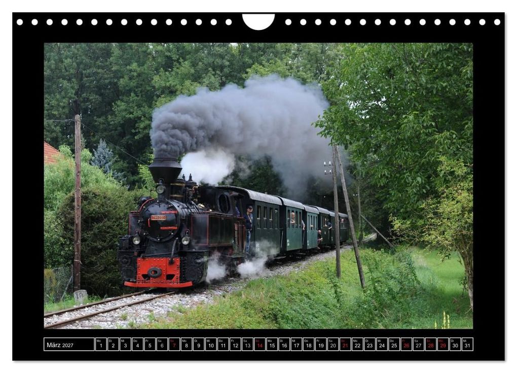 Weitere Ansicht: Eisenbahndampfromantik (Wandkalender 2027 DIN A4 quer), CALVENDO Monatskalender | H.P. Reschinger, Calvendo