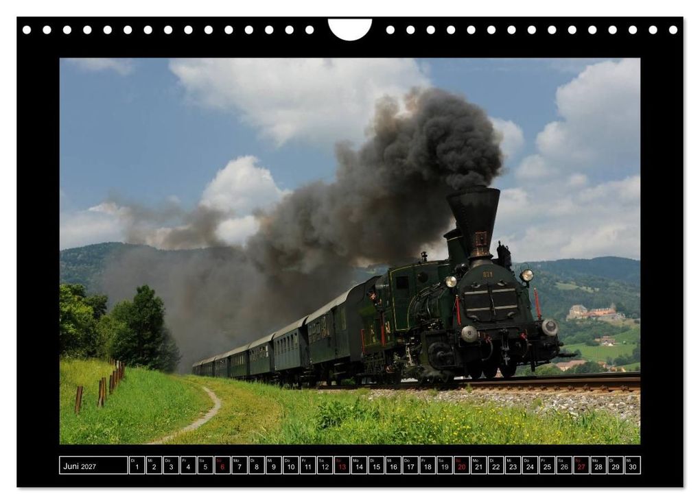 Weitere Ansicht: Eisenbahndampfromantik (Wandkalender 2027 DIN A4 quer), CALVENDO Monatskalender | H.P. Reschinger, Calvendo