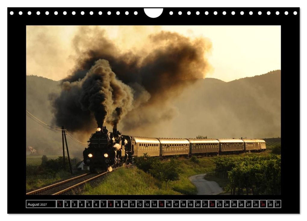 Weitere Ansicht: Eisenbahndampfromantik (Wandkalender 2027 DIN A4 quer), CALVENDO Monatskalender | H.P. Reschinger, Calvendo