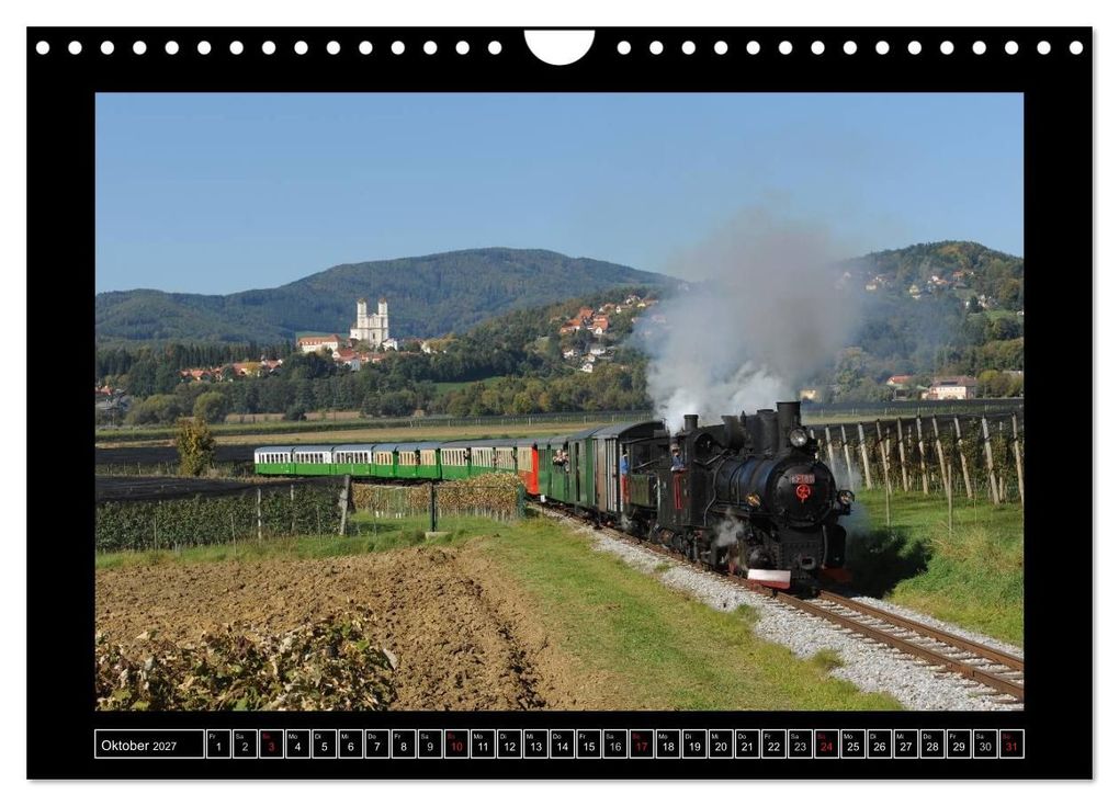 Weitere Ansicht: Eisenbahndampfromantik (Wandkalender 2027 DIN A4 quer), CALVENDO Monatskalender | H.P. Reschinger, Calvendo
