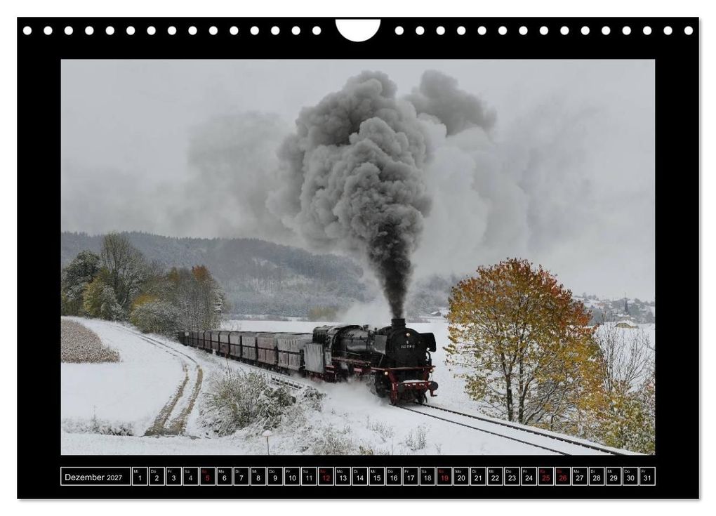 Weitere Ansicht: Eisenbahndampfromantik (Wandkalender 2027 DIN A4 quer), CALVENDO Monatskalender | H.P. Reschinger, Calvendo
