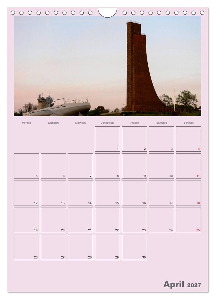 Weitere Ansicht: Rund um die Kieler Förde / Planer (Wandkalender 2027 DIN A4 hoch), CALVENDO Monatskalender | Veronika Rix, Calvendo