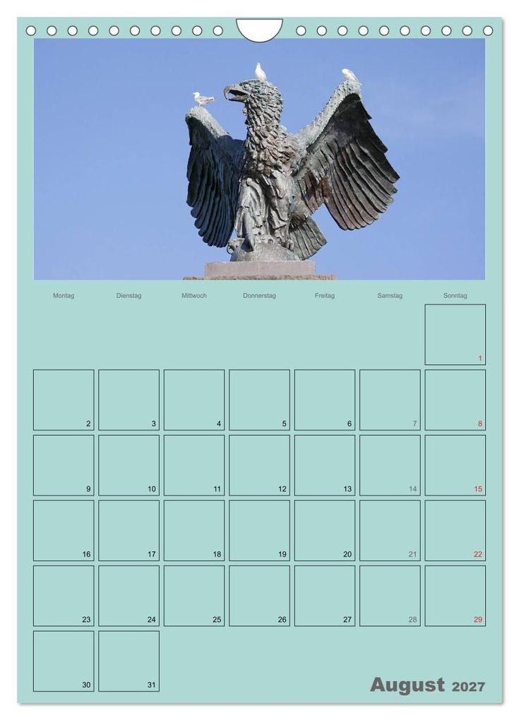 Weitere Ansicht: Rund um die Kieler Förde / Planer (Wandkalender 2027 DIN A4 hoch), CALVENDO Monatskalender | Veronika Rix, Calvendo